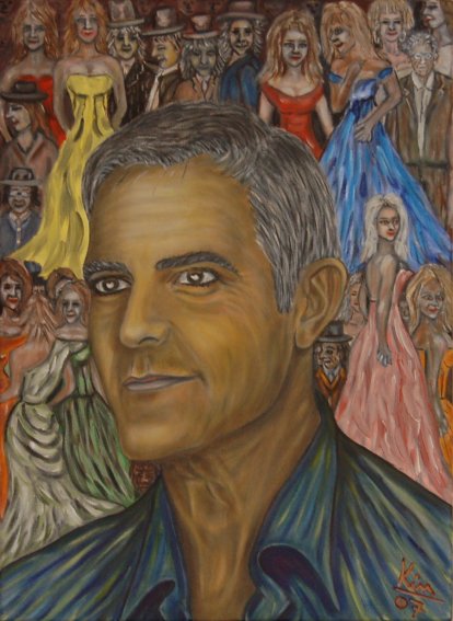 Oil Painting > Mr Peter ( George Clooney )